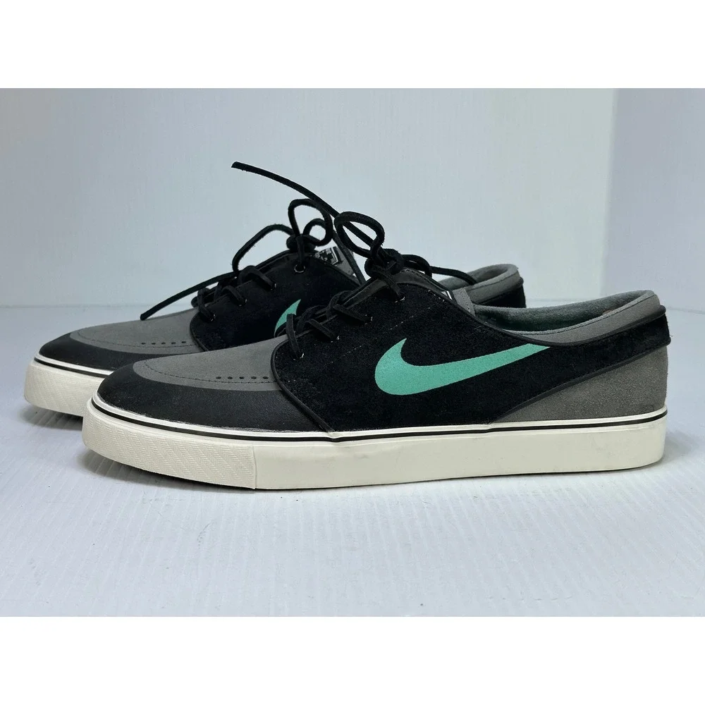 Nike SB Stefan Janoski Zoom Air Anthracite Black Crystal Mint 631298-031 Mens 11